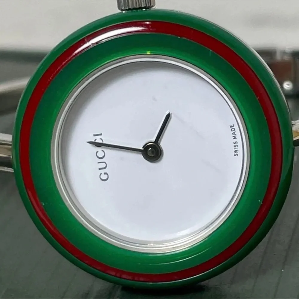 GUCCI vintage RARE collectable watch bracelet with changing color bezels